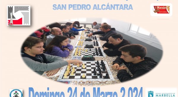 Una treintena de jugadores disputa el XVIII Torneo ‘Semana Santa’ de Ajedrez Rápido San Pedro Alcántara