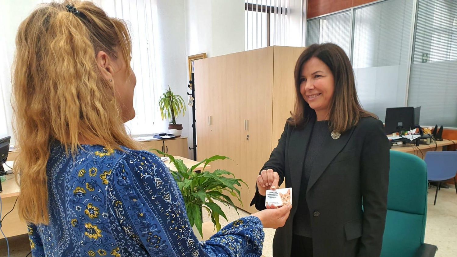 Sanidad y Consumo entrega los primeros carnets de alimentadores de colonias felinas en Rincón de la Victoria 