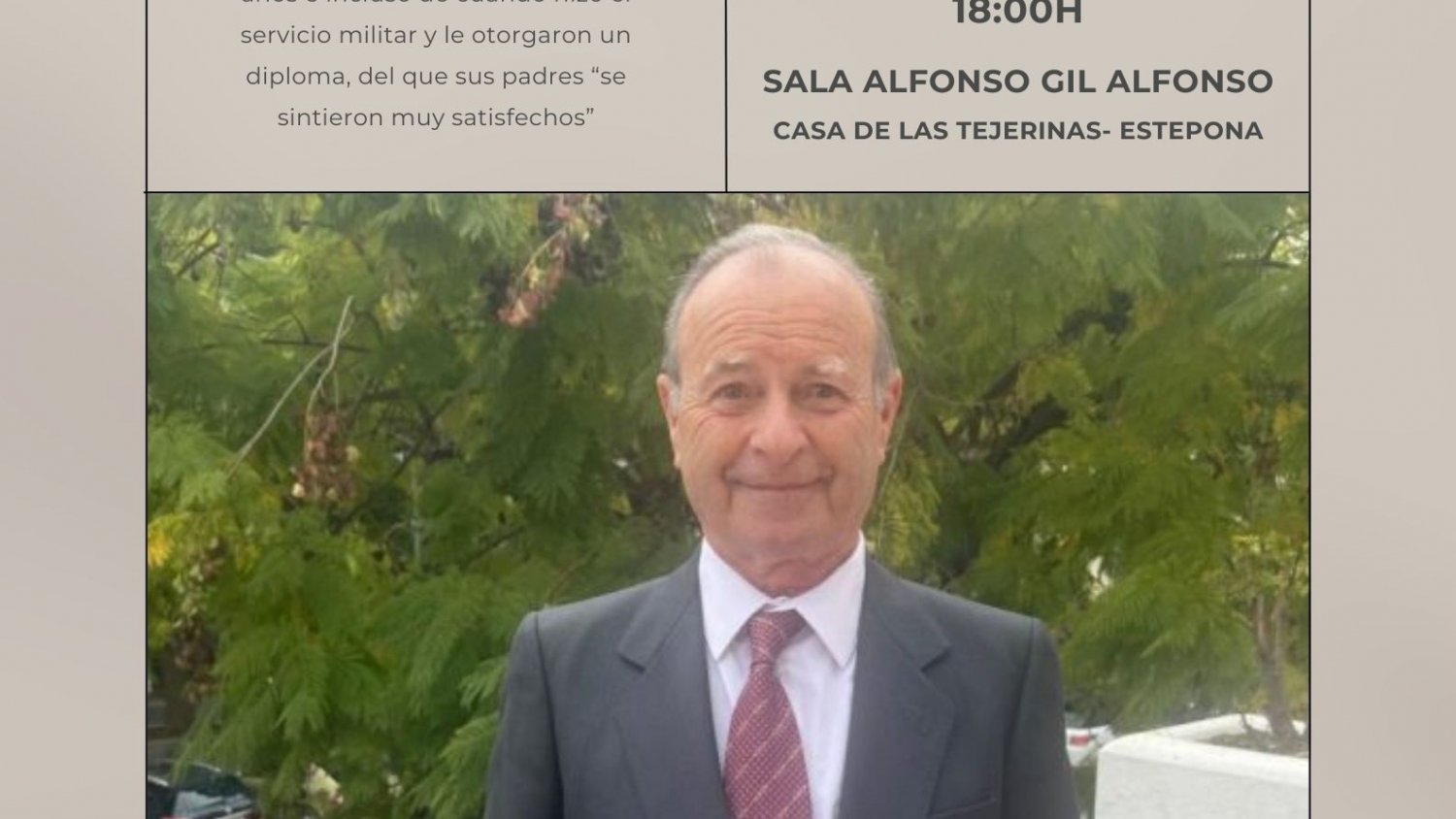 José Ruíz Márquez presenta en Estepona el libro ‘Recuerdos de un esteponero’ 