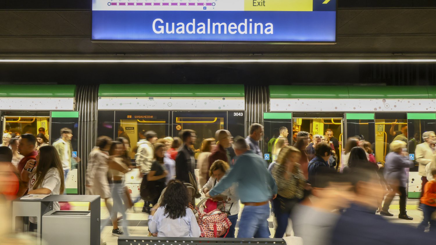 Metro de Málaga transporta a cerca de 16 millones de viajeros en su primer año de su llegada al centro   