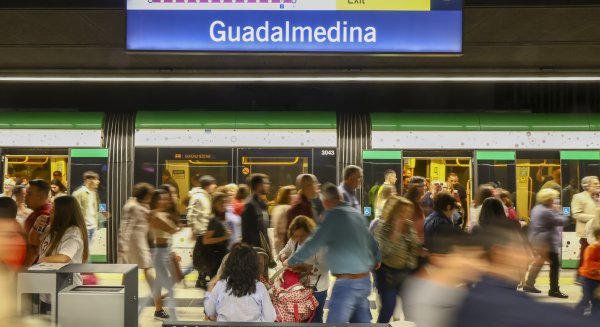 Metro de Málaga transporta a cerca de 16 millones de viajeros en su primer año de su llegada al centro   