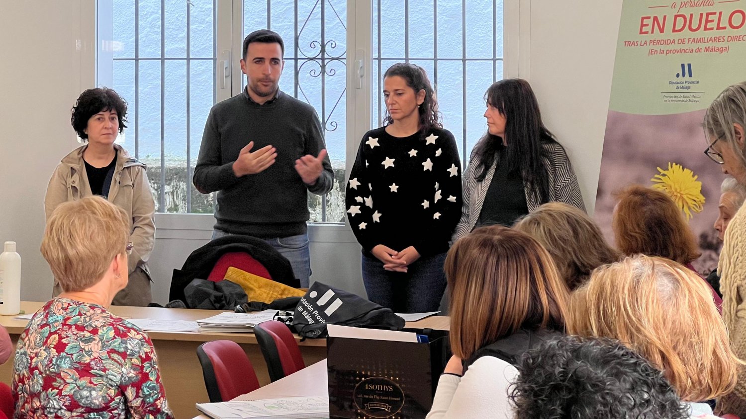 La Diputación de Málaga retoma la asistencia de atención psicológica a personas en duelo en cinco municipios