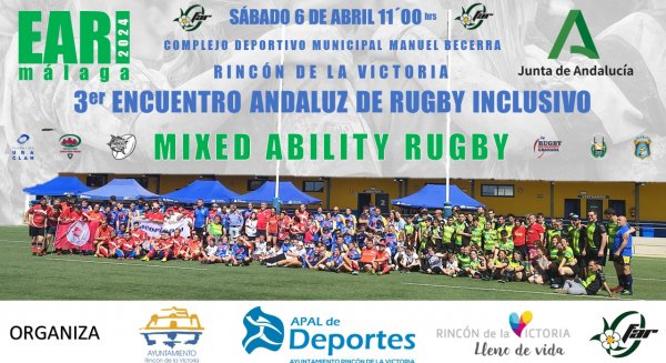 El Campo Manuel Becerra de Rincón de la Victoria acoge el III Encuentro Andaluz de Rugby Inclusivo