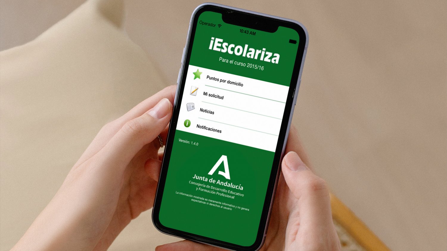 Termina en Andalucía el plazo para la presentación de solicitudes de admisión para el curso escolar 2024/25