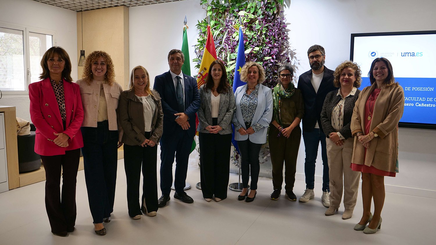 Sara Robles y Carmen Vaquero toman posesión como decanas de Filosofía y Letras y Ciencias de la Educación de la UMA