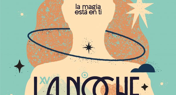 'La magia está en ti', imagen de la decimoquinta edición de la Noche en Blanco 2024 de Málaga