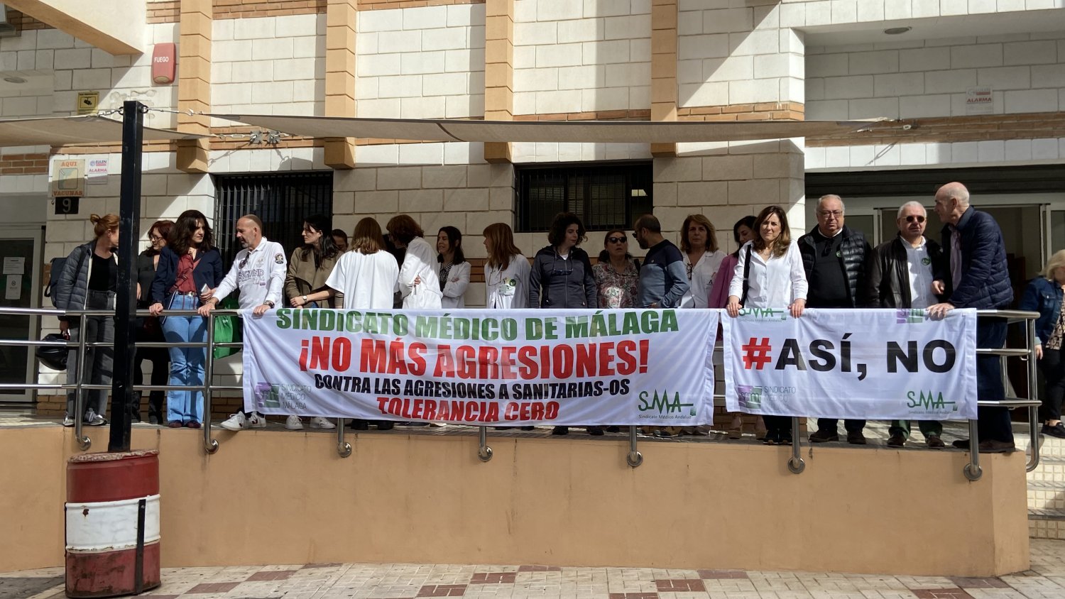 Una usuaria se cuela sin cita en una consulta del centro de salud Ciudad Jardín e insulta y amenaza a una médica