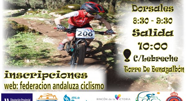 Rincón de la Victoria acoge el I Rally Escuela BTT,  prueba incluida en el XXIV Circuito Provincial de Ciclismo