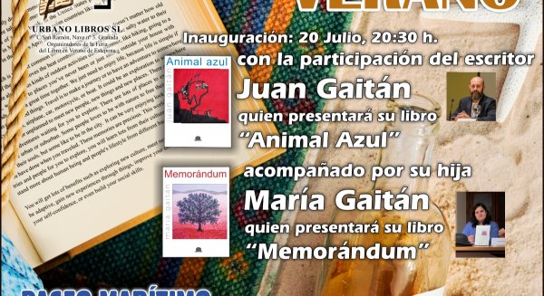 La XXVII Feria del Libro acoge la presentación de las obras literarias de Javier González Valdearcos y Estefanía Torres