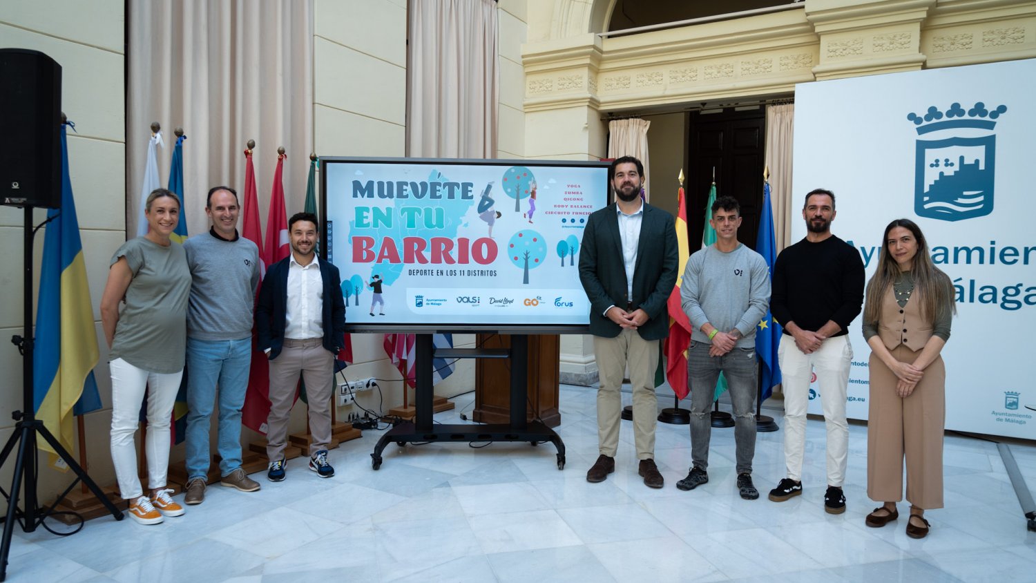 Málaga promueve la actividad deportiva al aire libre en los distritos con el programa 'Muévete en tu barrio'