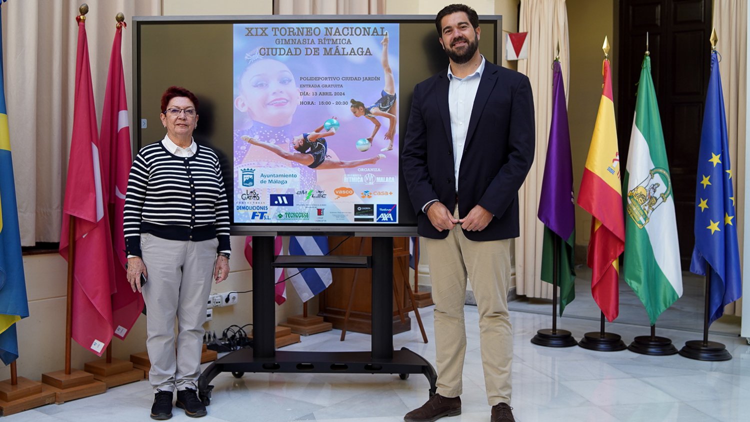 El XIX Torneo Nacional ‘Ciudad de Málaga’ reúne 210 gimnastas en el Pabellón Queipo de Llano de Ciudad Jardín