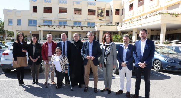 La Diputación de Málaga construye el primer centro de día de Antequera en la residencia San Juan de Dios