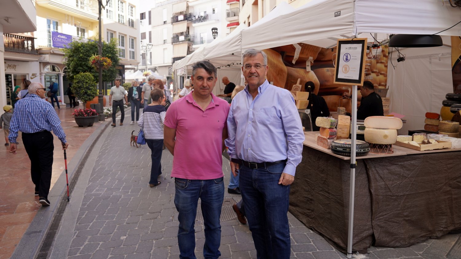 La IX Feria del Queso ‘POPI’ Sabor a Málaga abre una nueva edición del evento ‘Estepona vive sus calles’