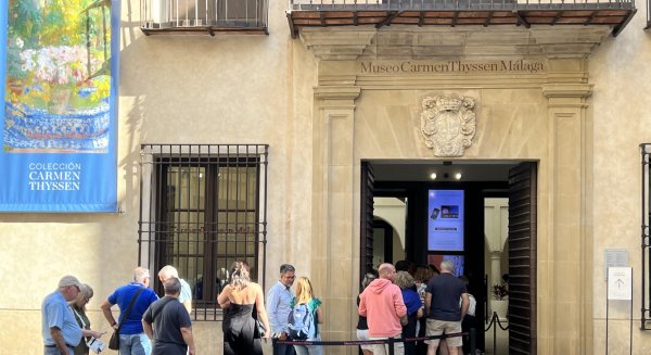 El Museo Carmen Thyssen Málaga supera los dos millones de visitantes