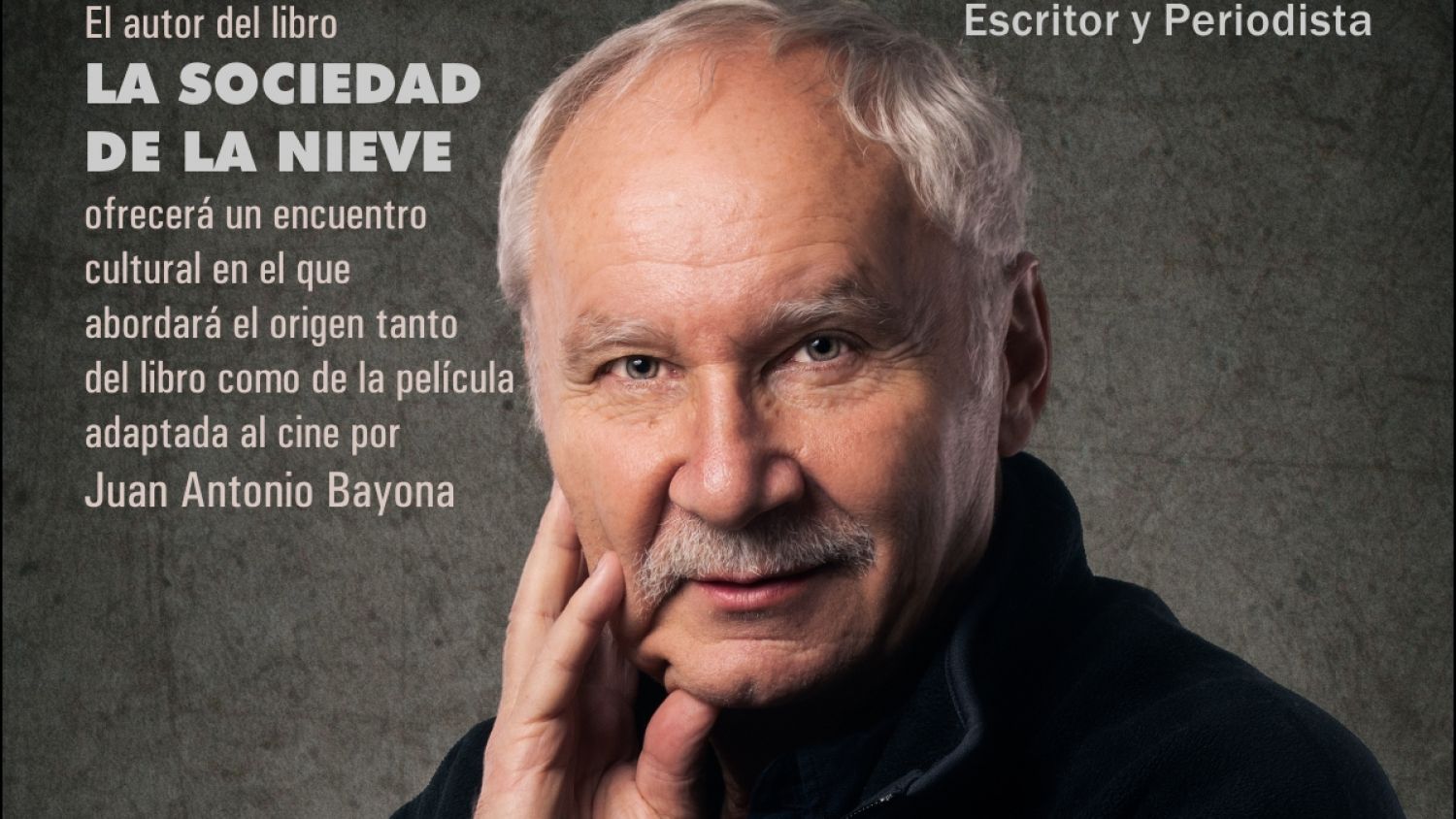 El autor de ‘La sociedad de la nieve’, Pablo Vierci, participa en un encuentro en el Mirador del Carmen de Estepona