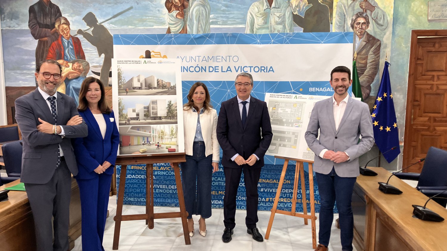 Junta y Rincón de la Victoria presentan el proyecto del nuevo centro de salud que supera los 12 millones de euros 