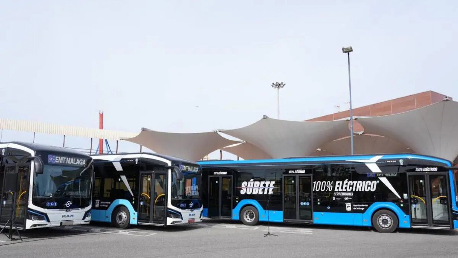 El Ayuntamiento de Málaga adquiere 13 nuevos autobuses 100% eléctricos 