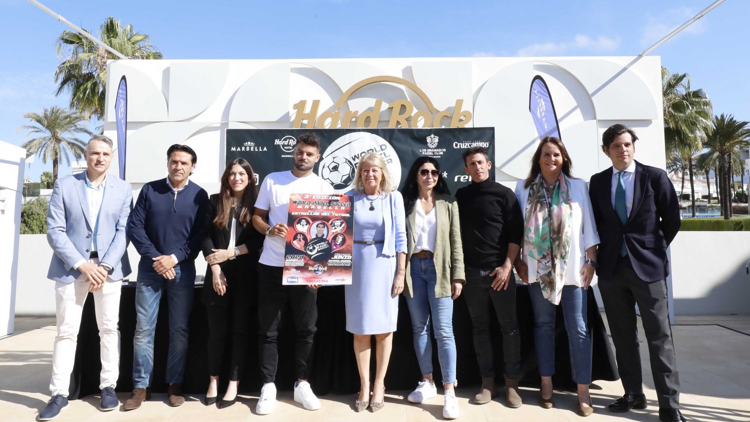 Marbella vuelve a citar a grandes leyendas del fútbol en la tercera edición del World Padel Soccer 