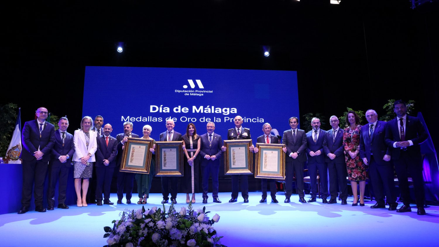 La Diputación de Málaga celebra en Mijas el Día de la Provincia y entrega las Medallas de Oro 