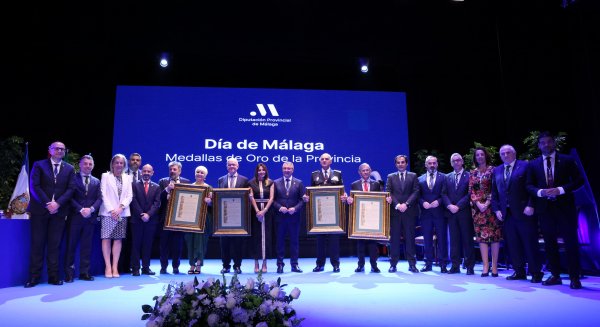 La Diputación de Málaga celebra en Mijas el Día de la Provincia y entrega las Medallas de Oro 