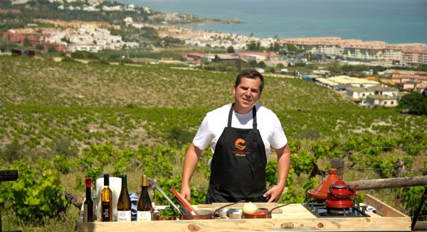 El cocinero Miguel Herrera, presentador de la campaña 'Imagínate' del Patronato de Turismo de la Costa del Sol