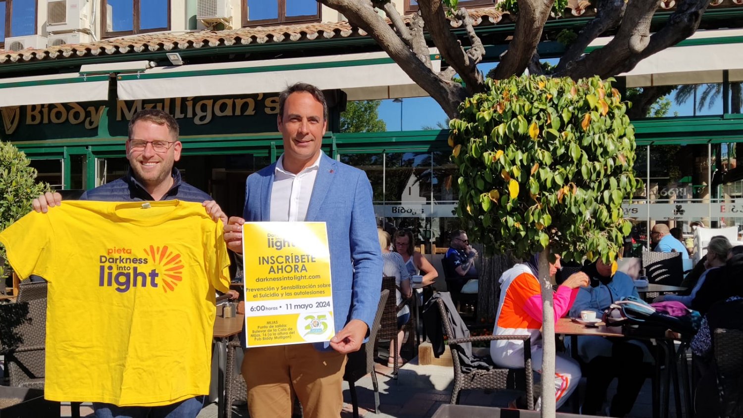Mijas acoge una caminata solidaria para la prevención del suicidio 