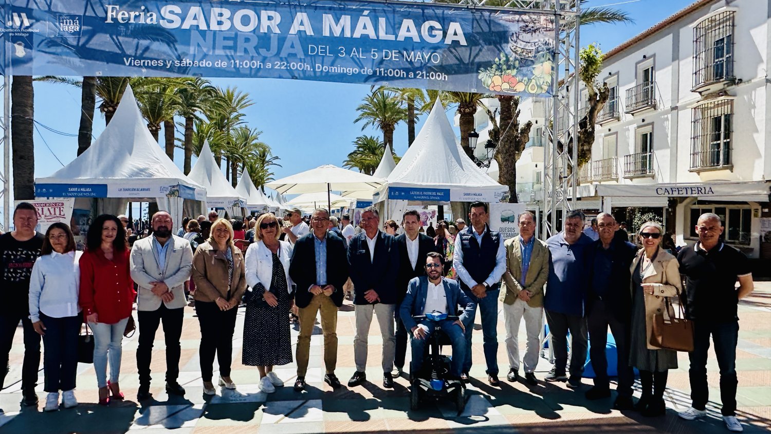 La feria Sabor a Málaga regresa al Balcón de Europa de Nerja junto a 33 productores y una quincena de actividades