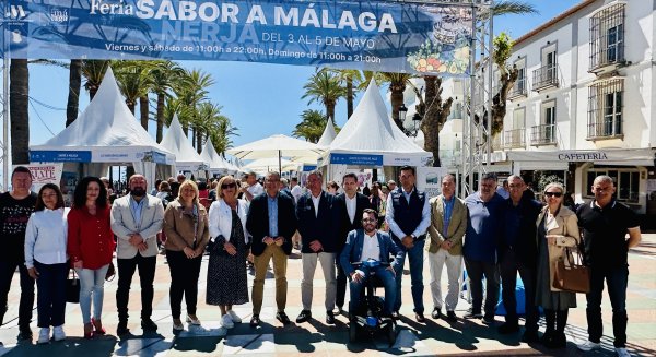 La feria Sabor a Málaga regresa al Balcón de Europa de Nerja junto a 33 productores y una quincena de actividades