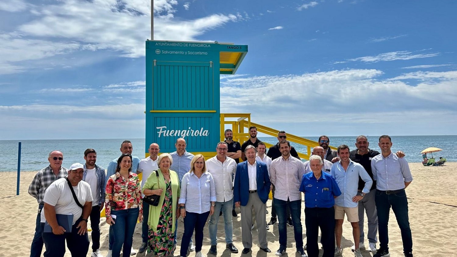 Fuengirola se promociona en Madrid y lleva lo mejor de su playa hasta el barrio de Chamberí