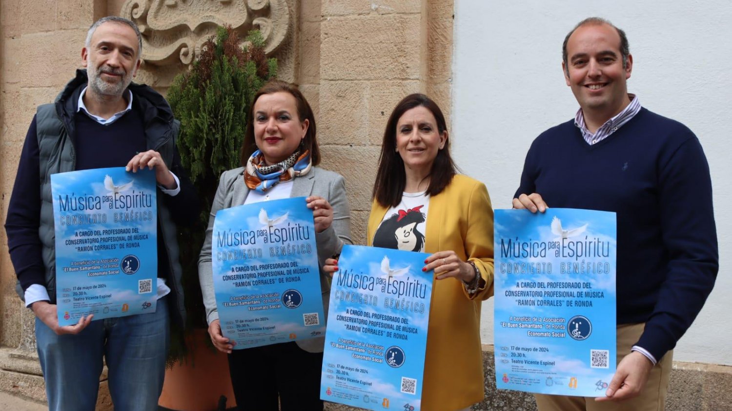 Ronda colabora con la Hermandad del Santo Entierro en el concierto solidario ‘Música para el Espíritu’