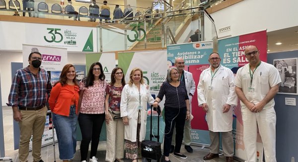 Pacientes con ASMA participan en el Clínico de Málaga en actividades para gestionar mejor su enfermedad