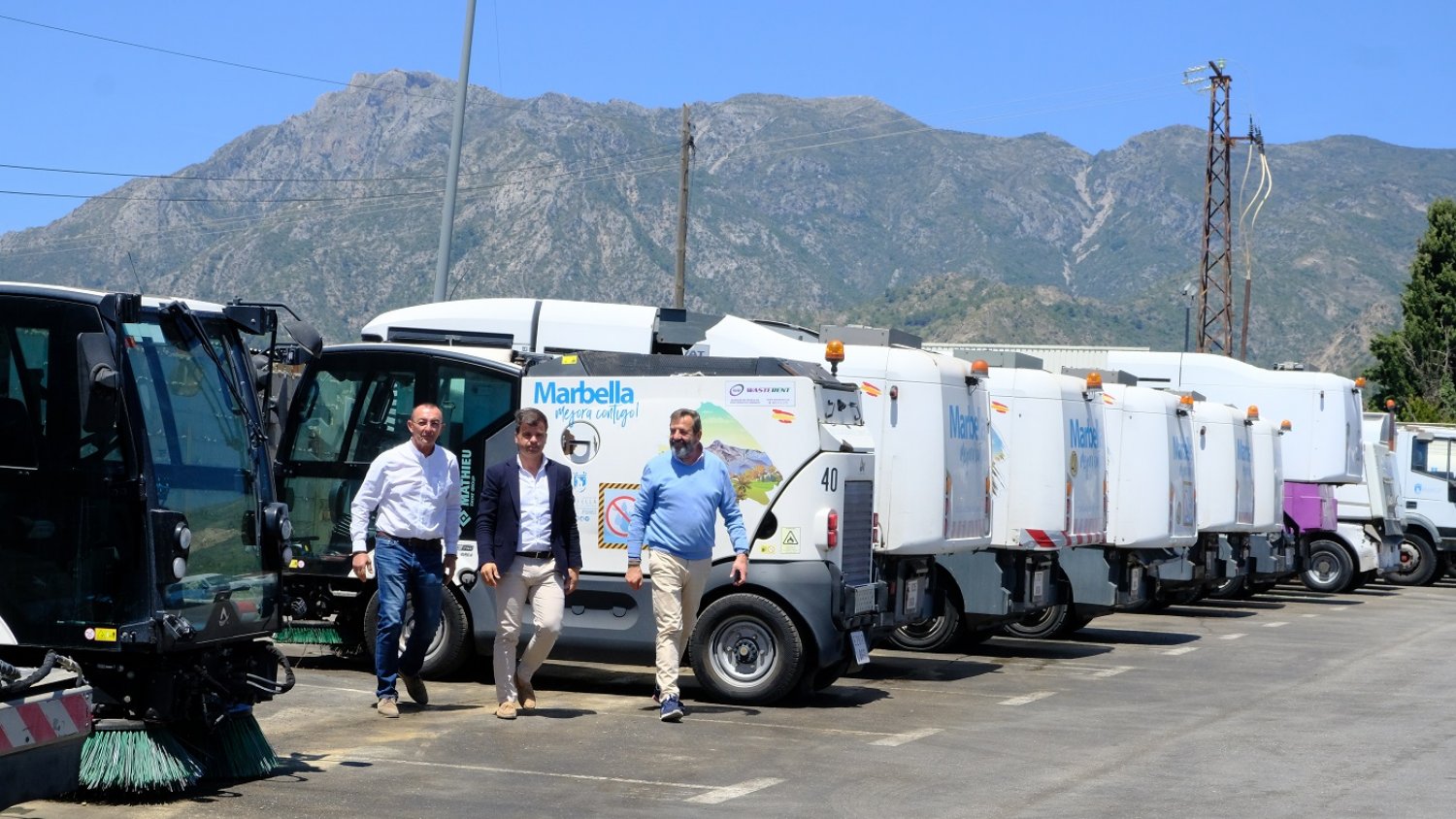 Marbella inicia la renovación de 150 vehículos para la delegación de Limpieza y Residuos Sólidos Urbanos 
