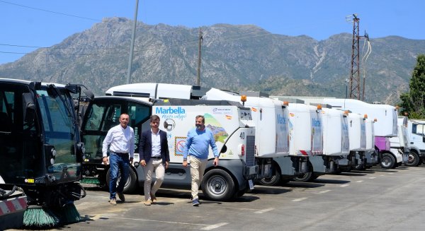 Marbella inicia la renovación de 150 vehículos para la delegación de Limpieza y Residuos Sólidos Urbanos 