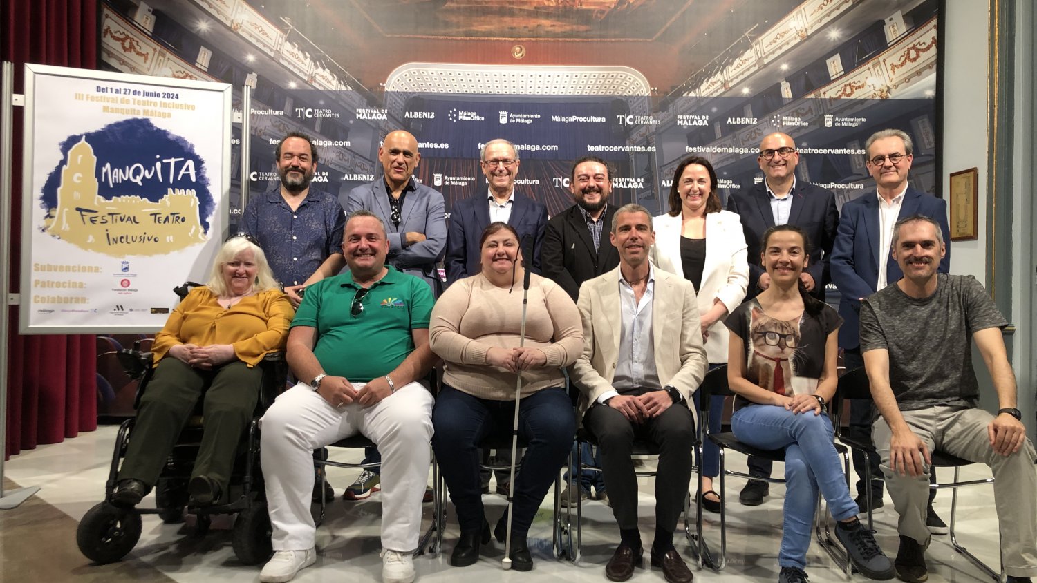 El Festival de Teatro Inclusivo Manquita incluye circo y música con apoyo de Diputación, Ayuntamiento y Fundación Málaga