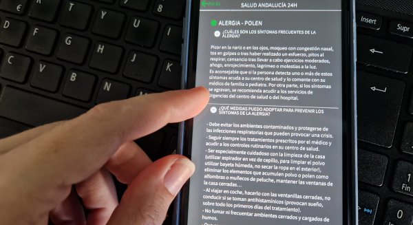 Salud Responde inicia la campaña de información sobre los niveles de polen en Andalucía