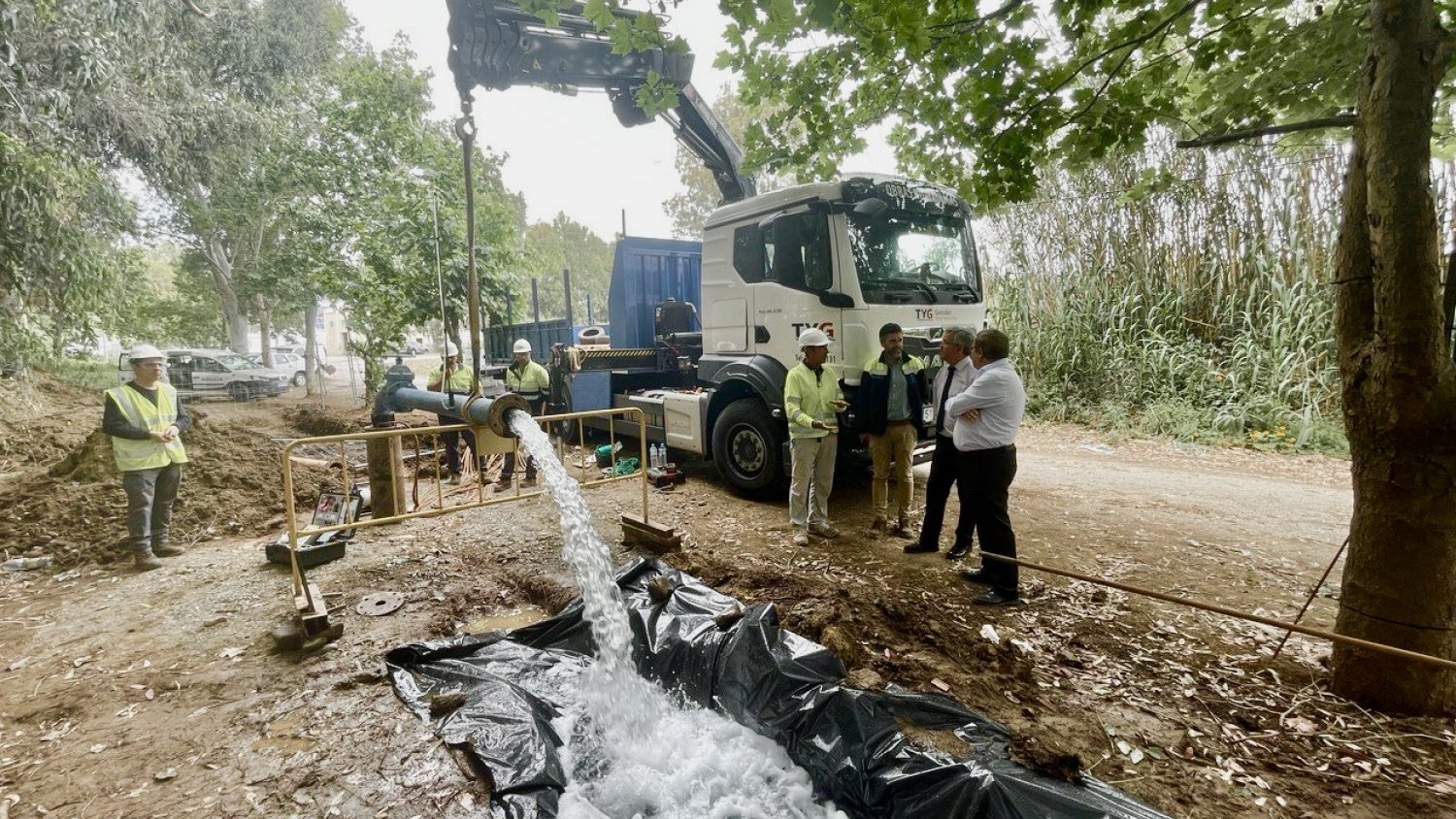 Estepona recupera varios pozos sin actividad desde hace tres décadas para captar agua destinada al consumo  