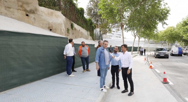 Marbella finaliza las obras de remodelación del tramo sur de la avenida José Manuel Vallés