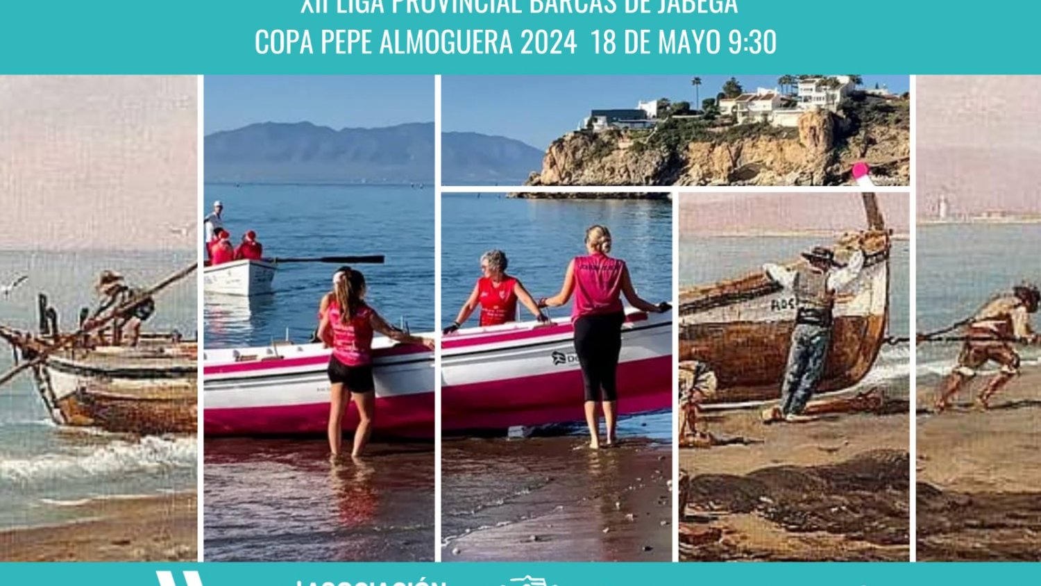 Rincón de la Victoria abre la XII Liga Provincial de Barcas de Jábega - Copa Pepe Almoguera con el GP de Torre de Benagalbón