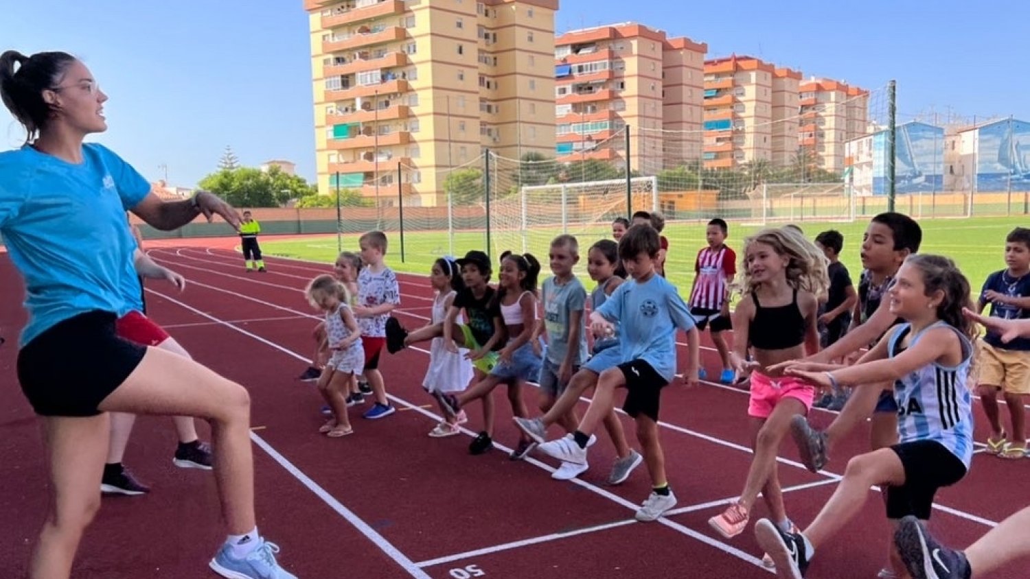 Ana Mula clausura el Campus Deportivo de Verano con la participación de 145 niños de Fuengirola en julio