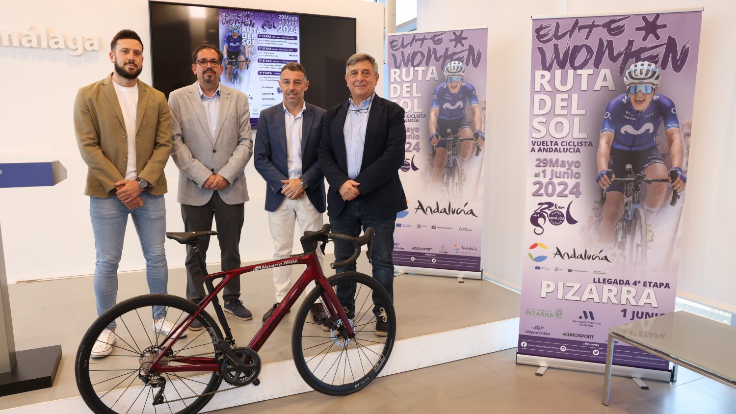 Málaga acoge dos de las cuatro etapas de la III Ruta del Sol Élite Women de ciclismo