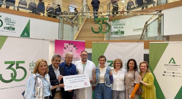 IBIMA Plataforma BIONAND recibe 7.000 euros en el Hospital Clínico de Málaga para investigar sobre el cáncer de mama metastásico
