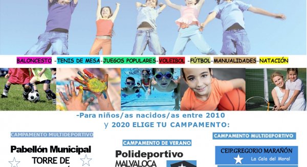 Rincón de la Victoria abre el plazo de presentación de preinscripciones de los Campamentos de Verano