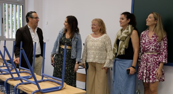 El nuevo edificio del IES Santa Bárbara de Málaga permite ampliar la oferta de ciclos formativos para el próximo curso