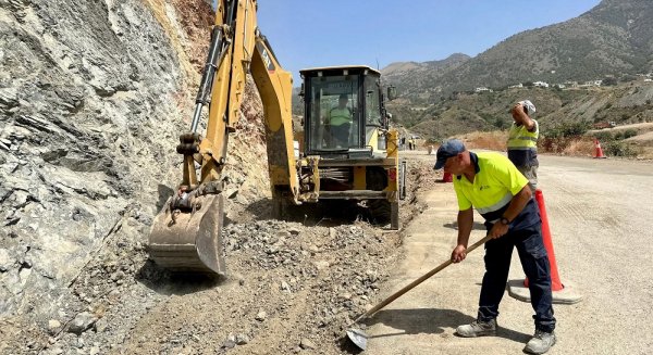Reanudadas las obras de conexión de la zona norte de Torreblanca de Fuengirola con la autopista AP-7 