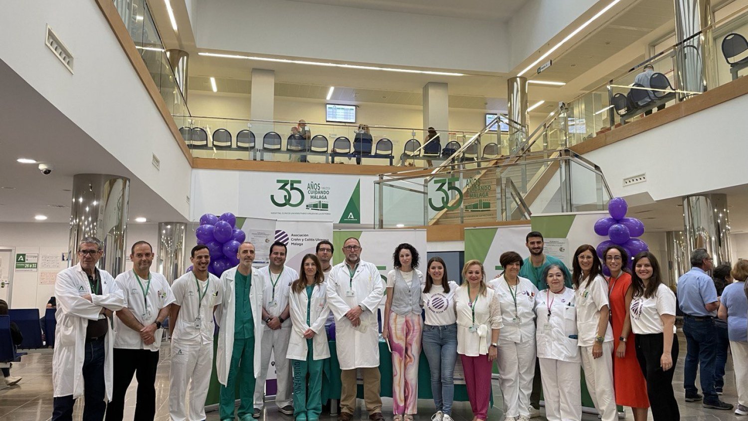 Profesionales, pacientes y asociaciones abordan en el Clínico de Málaga cómo llevar una vida normalizada con enfermedad inflamatoria Intestinal