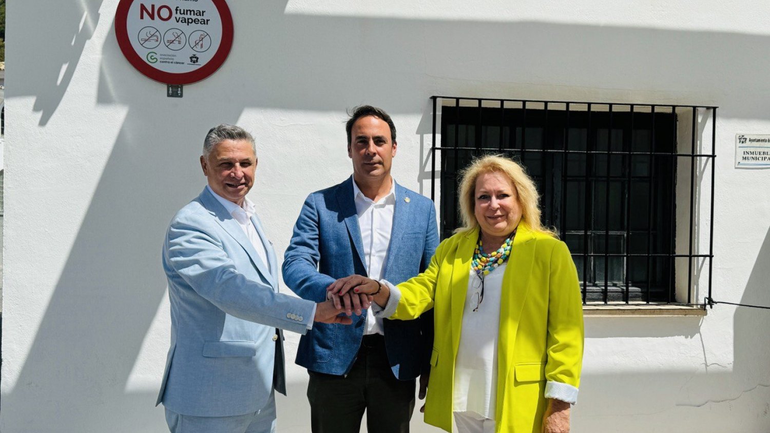 Mijas se suma a la red de ‘Espacios sin humo’ promovida por la Asociación Española contra el Cáncer 