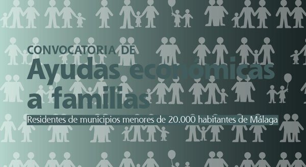 250 familias malagueñas en riesgo de exclusión social se beneficiarán de las ayudas de la Diputación
