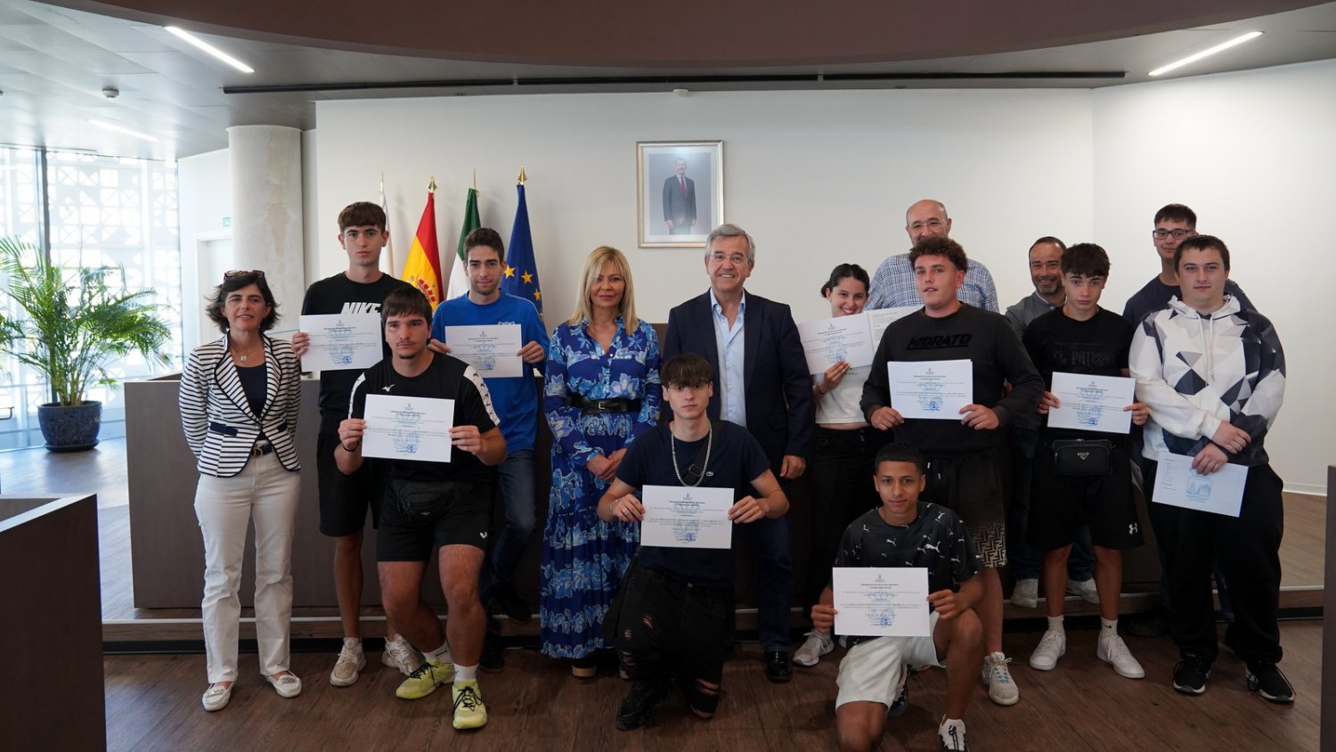 El Ayuntamiento de Estepona entrega los diplomas a los alumnos de la primera edición de los talleres gratuitos