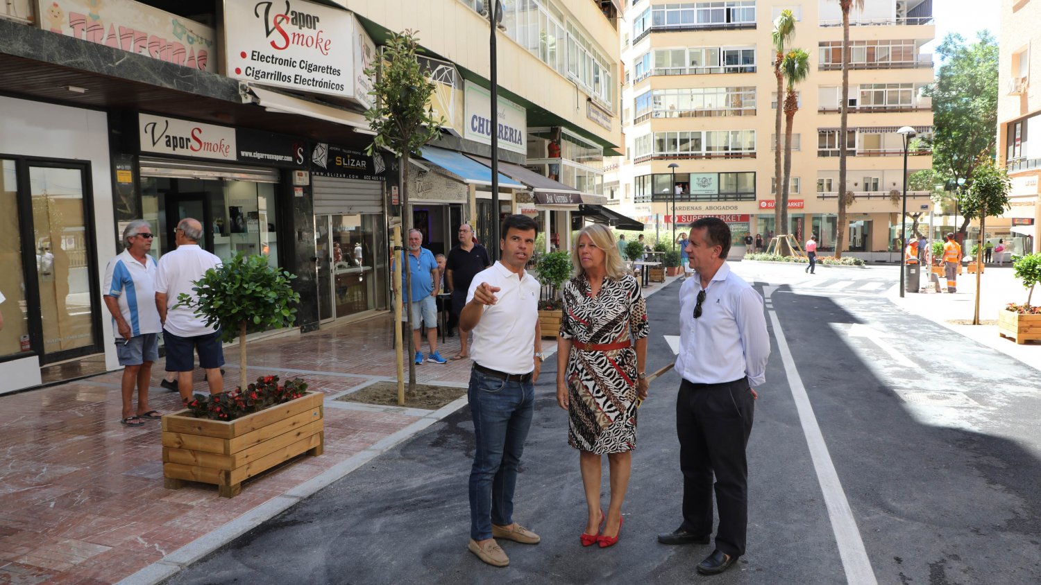 Marbella finaliza el primer tramo de las obras de remodelación de la calle Nuestra Señora de Gracia