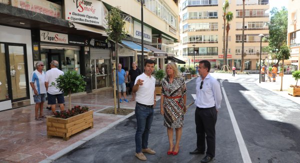 Marbella finaliza el primer tramo de las obras de remodelación de la calle Nuestra Señora de Gracia
